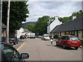 The main street in Ballachulish village in PH49 4JF