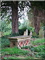 St Mary's church -  tomb chest in NR21 9JE