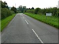 The road into Haresfield, Gloucestershire in GL10 3EQ
