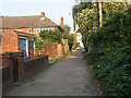 Boundary footpath, Trewsbury Road in SE26 5DL