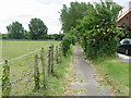 Footpath from Dover Road to the A258 in CT14 0BP
