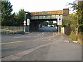 Watford: Lammas Road railway bridge in WD17 2HZ