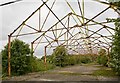 Remains of steel-framed buildings at Bushfield Camp in SO22 4HF