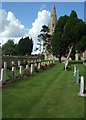 North Luffenham churchyard in North Luffenham