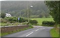 Road junction outside Bettws in CF32 8SR