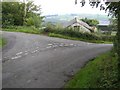 Road Junction in Llanwrda Community