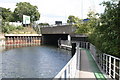 Blackwall Tunnel Northern Approach Road bridge over Limehouse Cut in E3 3NE