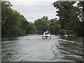 Heading downstream from Mapledurham lock in RG8 8BH