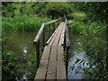 Footbridge over the River Chess in WD3 5LX