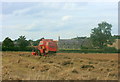 2008 : Combine Harvester at Corston Field Farm in BA2 9HB