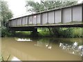 Old railway bridge over the River Ouse in MK44 3SD