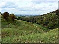 The top of Bincknoll Castle, near Cotmarsh, Wiltshire in SN4 8QT