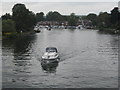 Looking up the Thames at Bourne End in SL8 5TB
