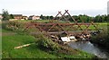 Choked bridge, Niddrie Burn in EH15 3FJ