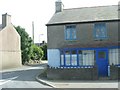Disused shop at the crossroads in the hamlet of Trefor in LL65 3UW