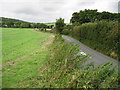 View along the Canterbury Road towards Newbarn in CT18 8BU