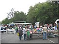 A section of Llangefni's Saturday Street Market in LL77 7DW