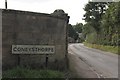 Approaching Coneysthorpe from the East in Coneysthorpe