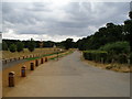 View to former Belfairs Farm site from the former lane in SS9 3AE
