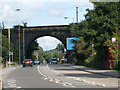Railway bridge over Otley Road in BD17 5QQ