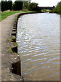 Canal bank reinforcement on the Trent and Mersey Canal in CW11 3PJ