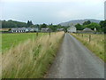 The road to Old Struan in PH18 5TW
