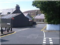 Road junctions in Scalloway in Scalloway
