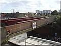 Railway bridge over Kingsley Road in TW3 4ND