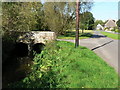 Winterborne Zelston: bridge over stream in DT11 9EX