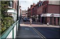 Looking down Bridgegate towards the town square in DN22 6QU