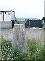 Trig pillar on Bonymaen hill in Bonymaen Community