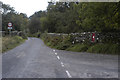 Road junction near Borwick Lodge in LA22 0PS