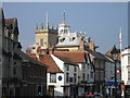Abingdon - County Hall and Bridge Street roofline in OX14 3HL
