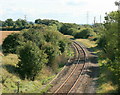 2008 : Looking south on the link line serving Melksham in SN15 2NG