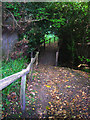 Footpath to All Saints Chapel in BN44 3DX