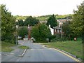 Minety Road towards Ramsbury Avenue, Penhill, Swindon in SN25 4YR