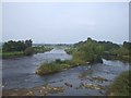 The River Esk, from the bridge at Longtown in CA6 5SA