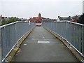 Crossing the Halfpenny Bridge in SY16 1YY