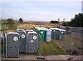 Portable toilets in Elliott Loohire depot in TS23 4EB